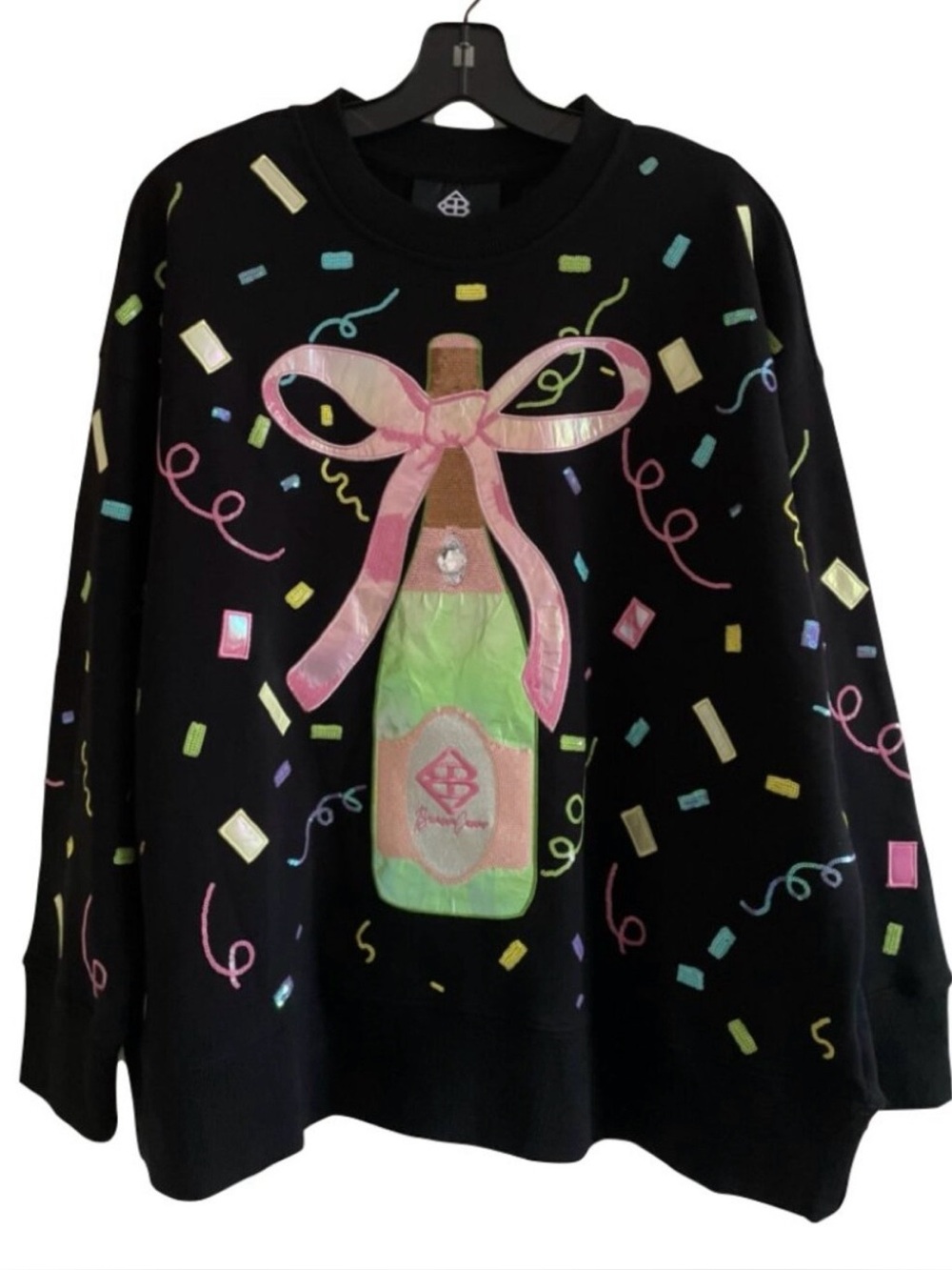 new Brianna Cannon Champagne Celebration Crewneck Sweatshirt